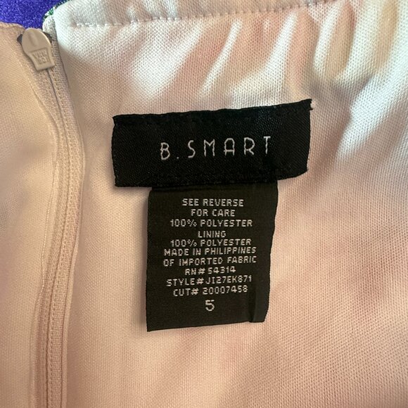 📌B. Smart Strapless  Mermaid Fitted Bodice Floral Evening -  Prom - Formal Gown - Picture 14 of 16